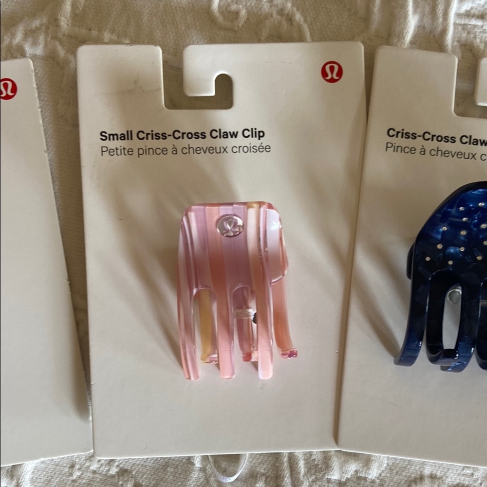 Lululemon Athletica Pink and Blue Hair Accessories Set - Picture 3 of 7